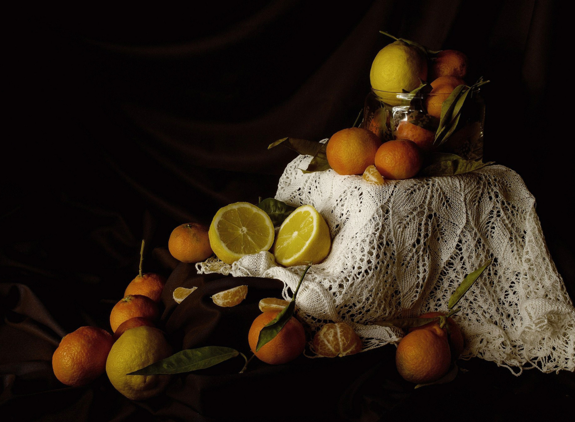 Das Still Life with Fruit Wallpaper 1920x1408