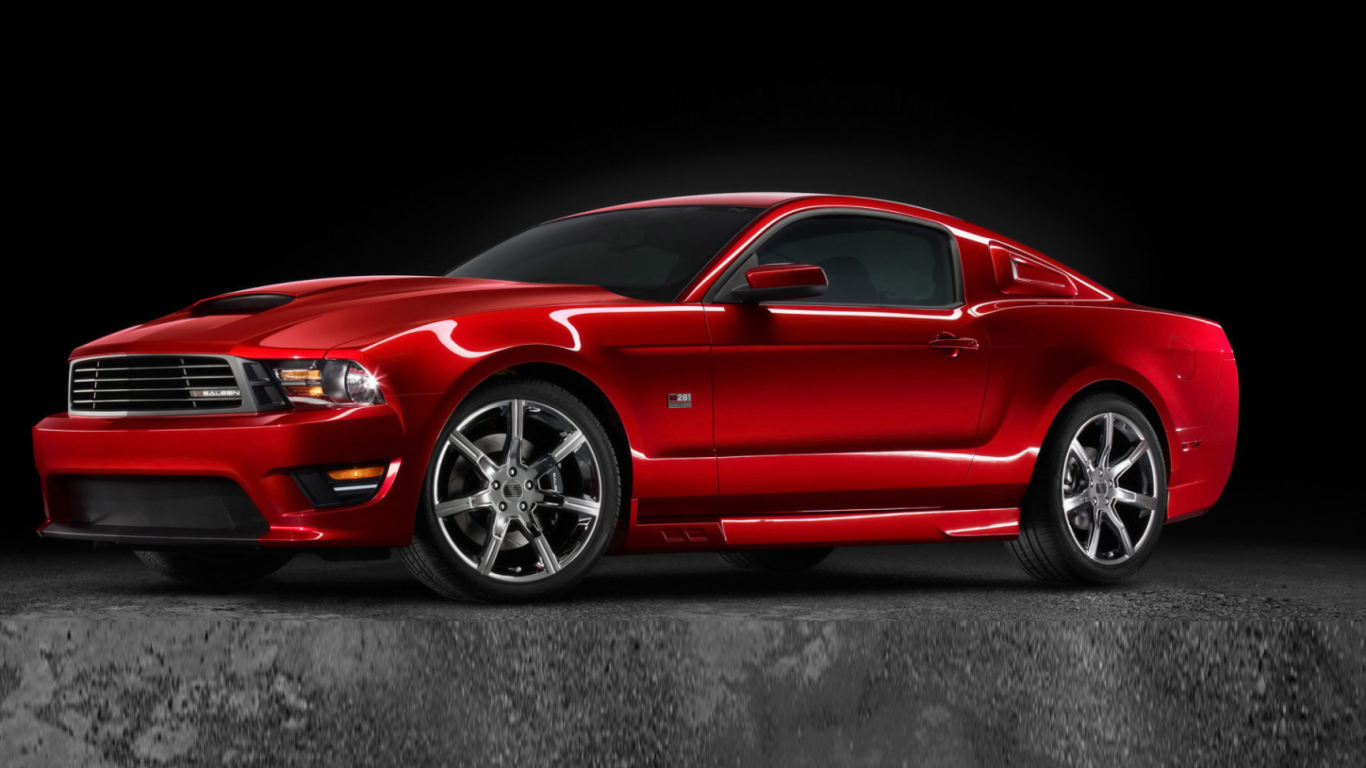 Screenshot №1 pro téma Saleen S281 Supercharged Mustang 1366x768