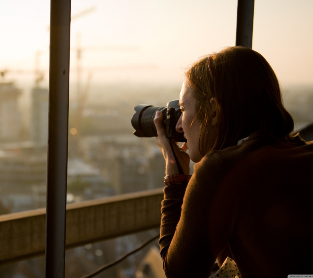 Photographer Taking Picture wallpaper 1080x960