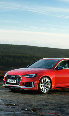 Das Audi RS4 Avant 2018 Wallpaper 240x400