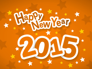 Happy New Year 2015 wallpaper 320x240