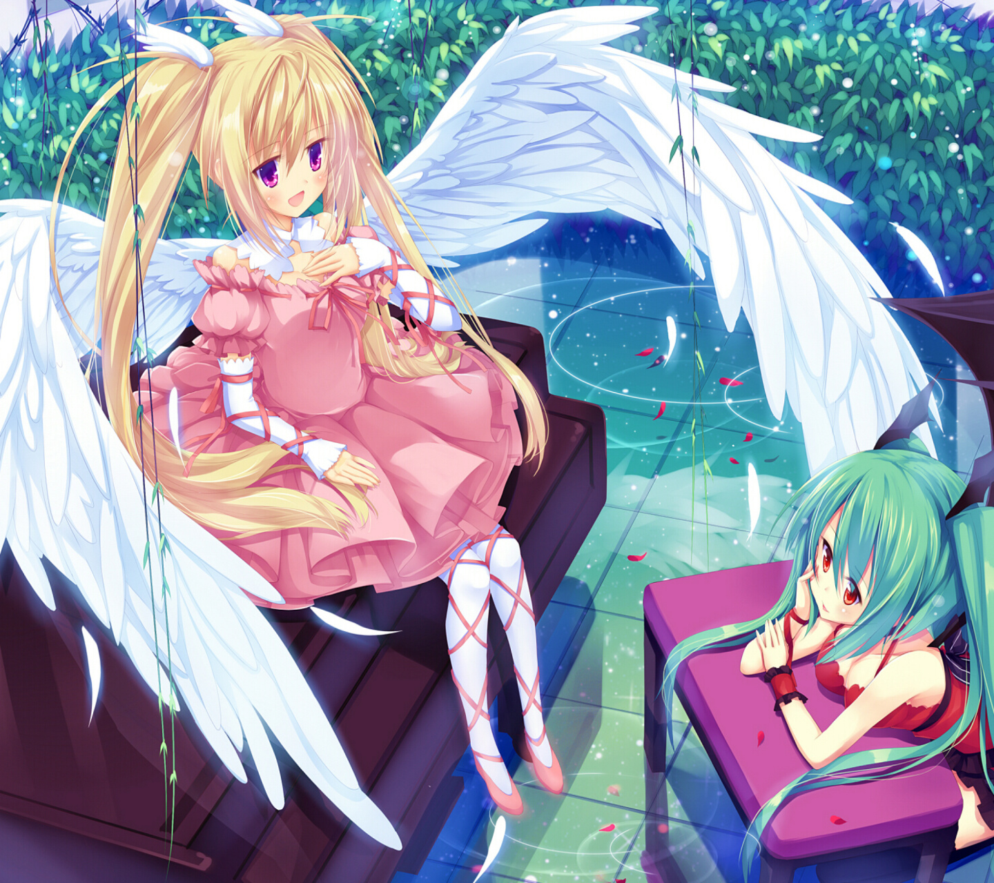 Screenshot №1 pro téma Anime Angels 1440x1280