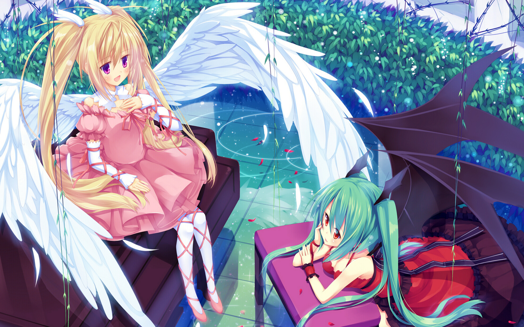 Обои Anime Angels 1680x1050