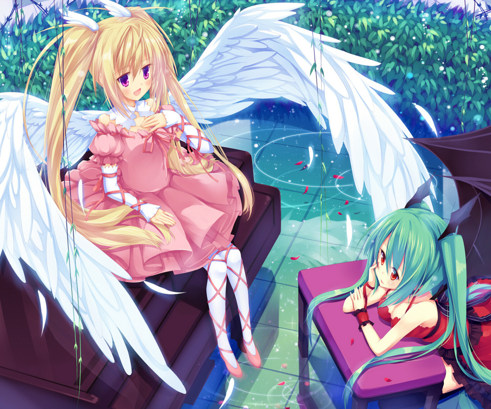 Fondo de pantalla Anime Angels 960x800