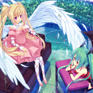 Anime Angels - Obrázkek zdarma pro 1024x1024