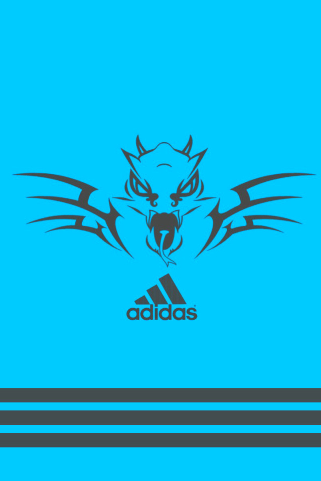 Screenshot №1 pro téma Adidas Blue Background 640x960