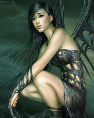 Fantasy Girl Art - Obrázkek zdarma pro 768x1280