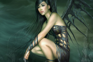 Fantasy Girl Art - Obrázkek zdarma pro Samsung B7510 Galaxy Pro