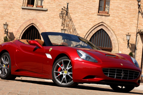 Ferrari California T Super Car screenshot #1 480x320