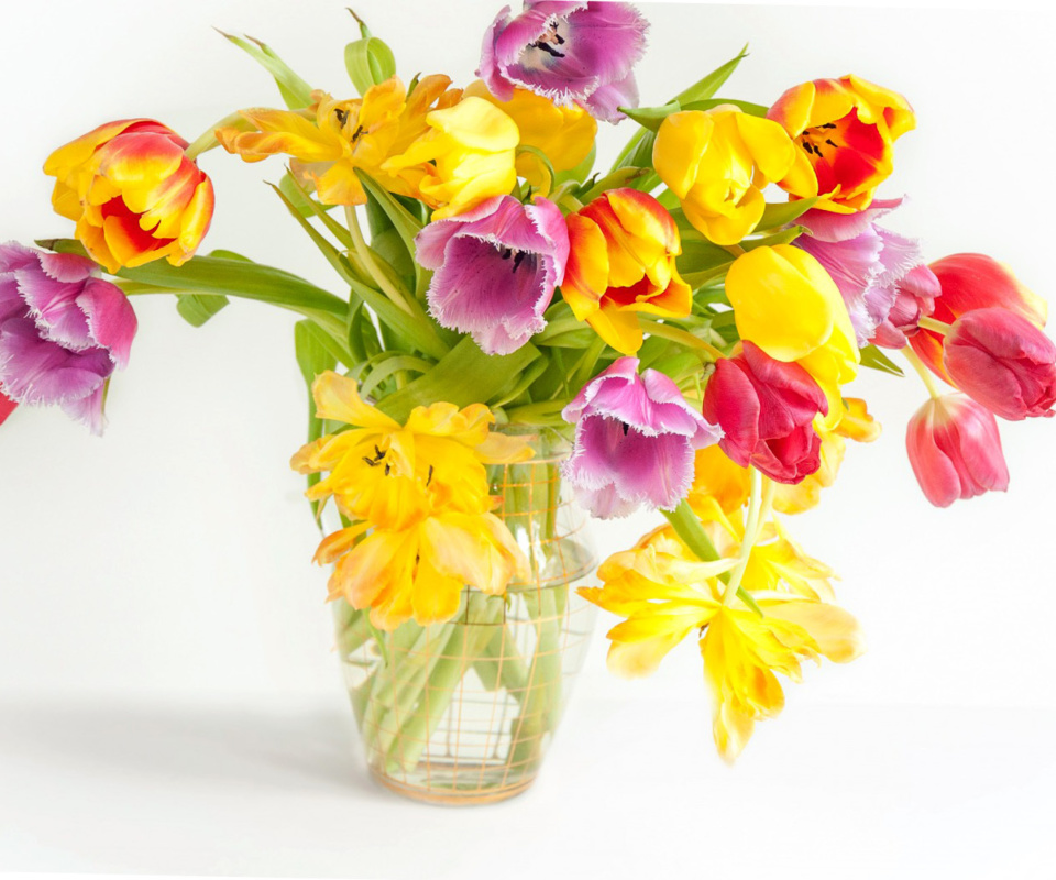 Fresh Spring Tulips screenshot #1 960x800