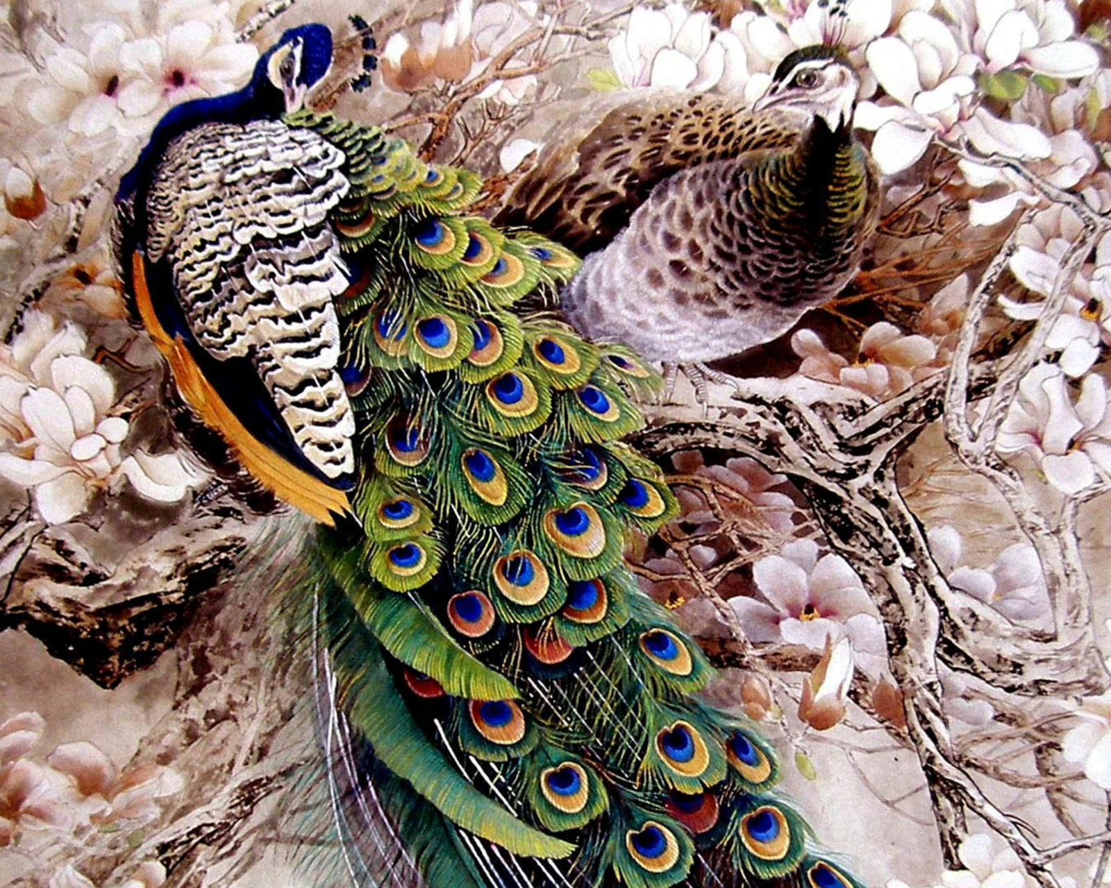 Peacock Painting screenshot #1 1600x1280