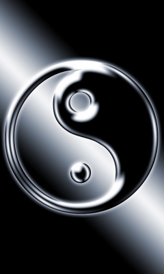 Screenshot №1 pro téma Yin Yang Symbol 240x400
