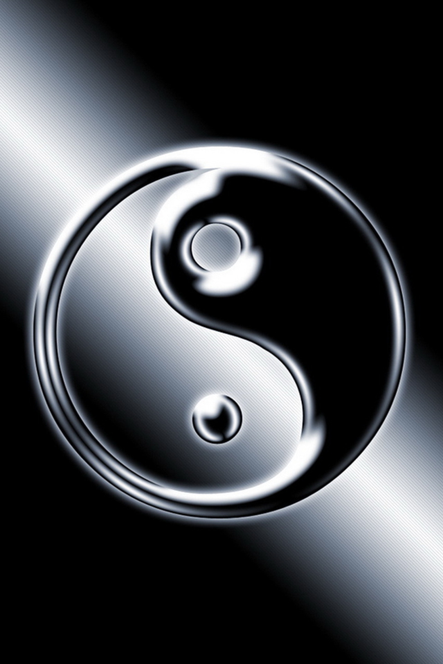 Sfondi Yin Yang Symbol 640x960
