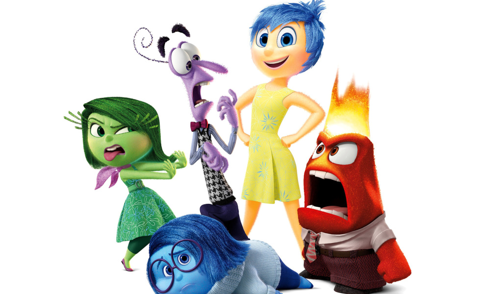 Inside Out, Pixar wallpaper 1024x600