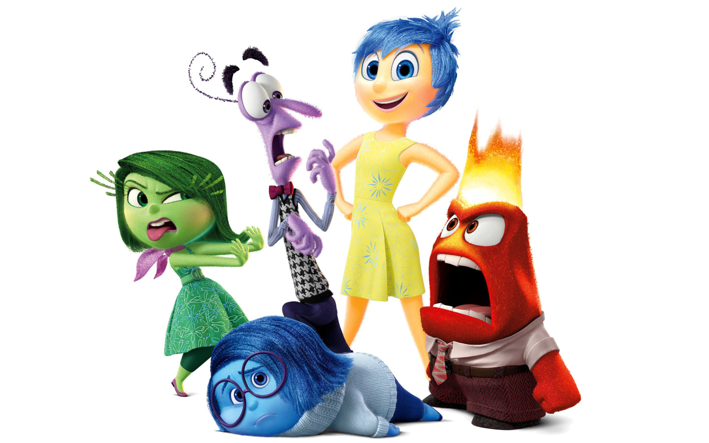 Обои Inside Out, Pixar 1440x900