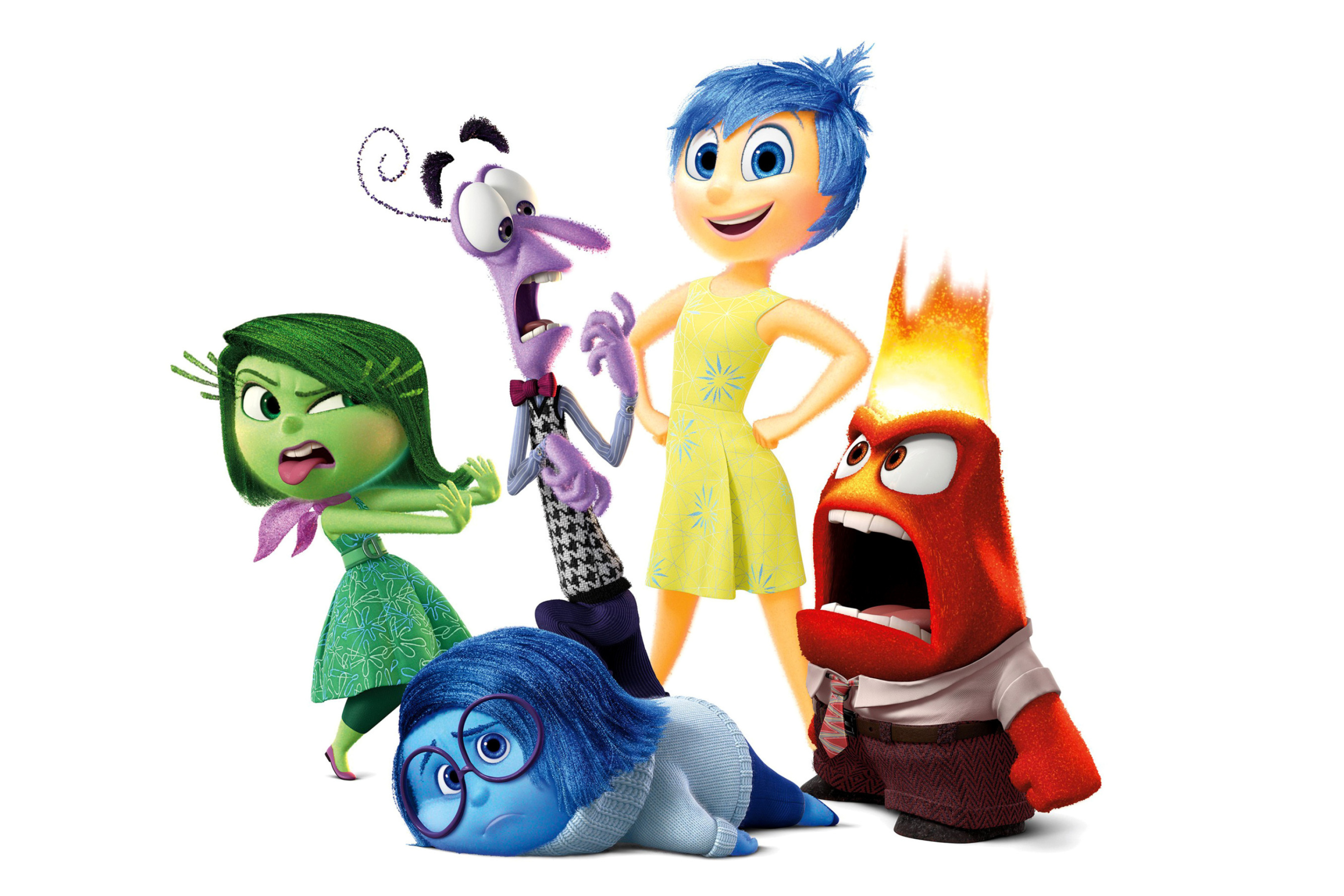 Inside Out, Pixar wallpaper 2880x1920