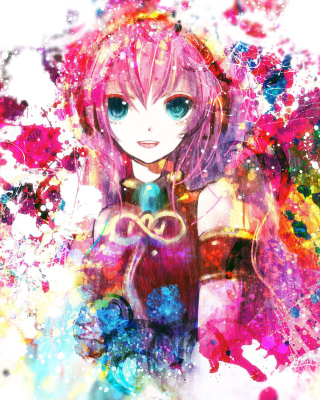Megurine Luka Vocaloid - Obrázkek zdarma pro Nokia X3