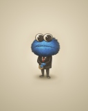 Screenshot №1 pro téma Sesame Street Cookie Monster 128x160