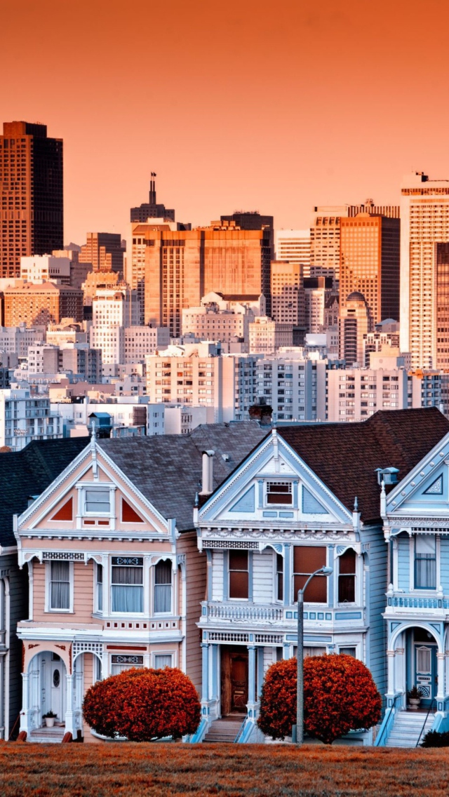 Fondo de pantalla Beautiful San Francisco California 640x1136