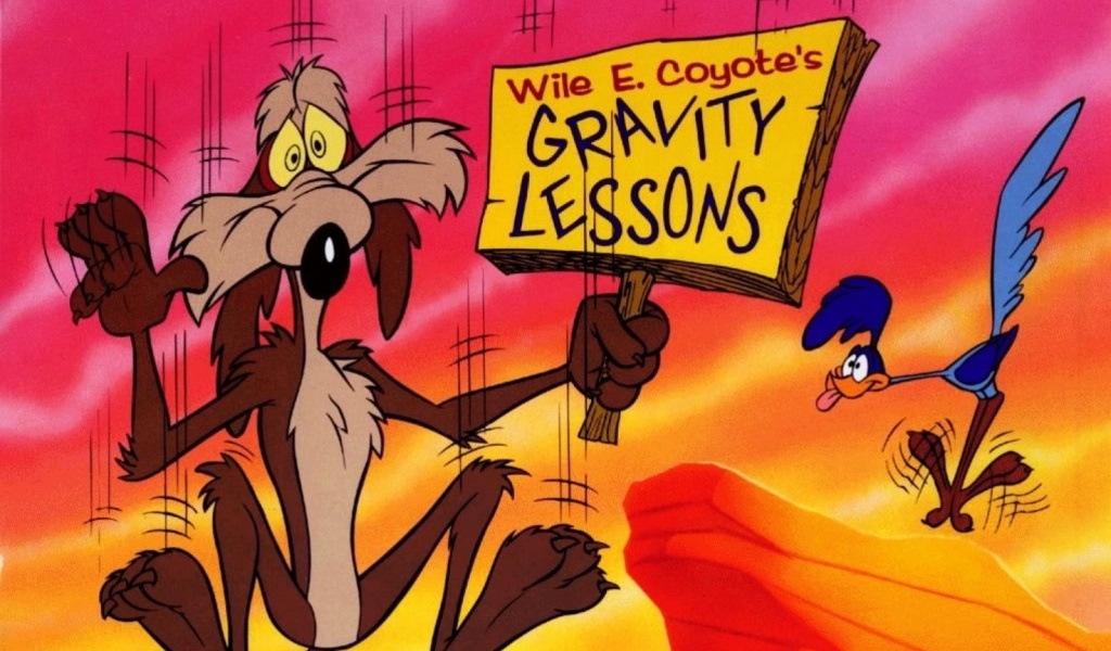 Das Wile E Coyote  Looney Tunes Wallpaper 1024x600