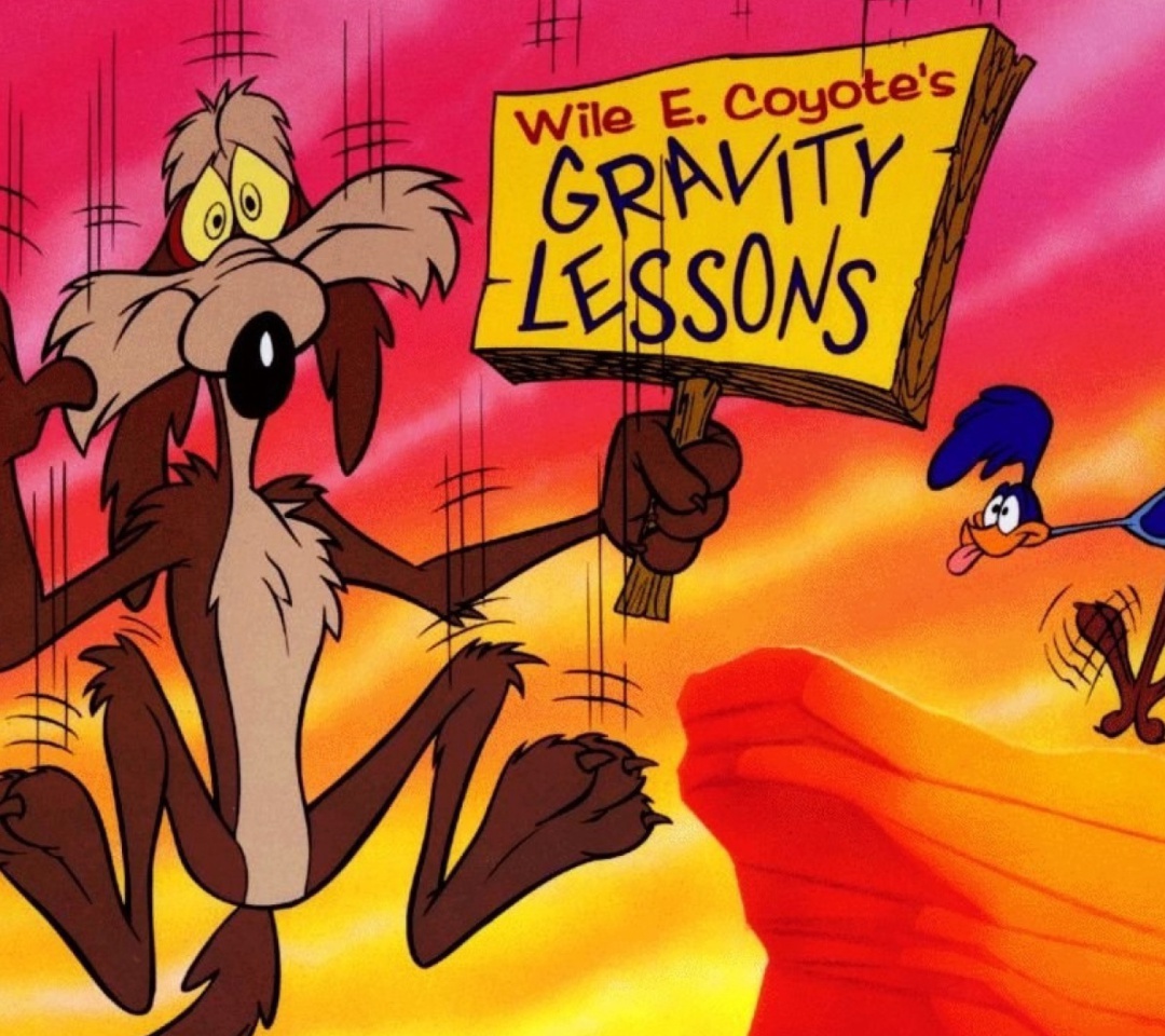 Das Wile E Coyote  Looney Tunes Wallpaper 1080x960