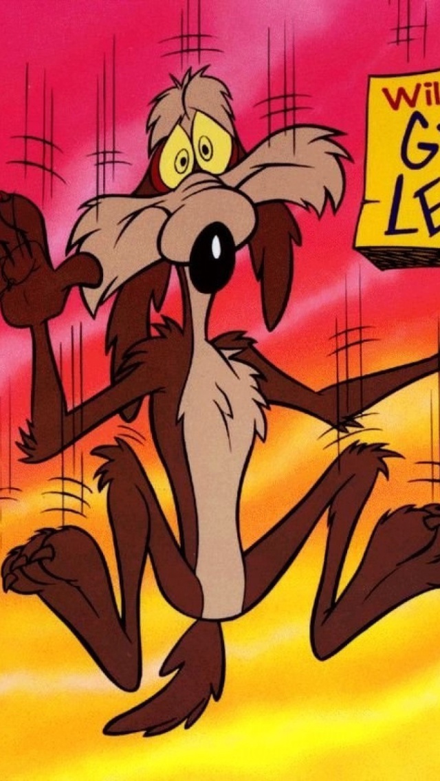 Обои Wile E Coyote  Looney Tunes 640x1136