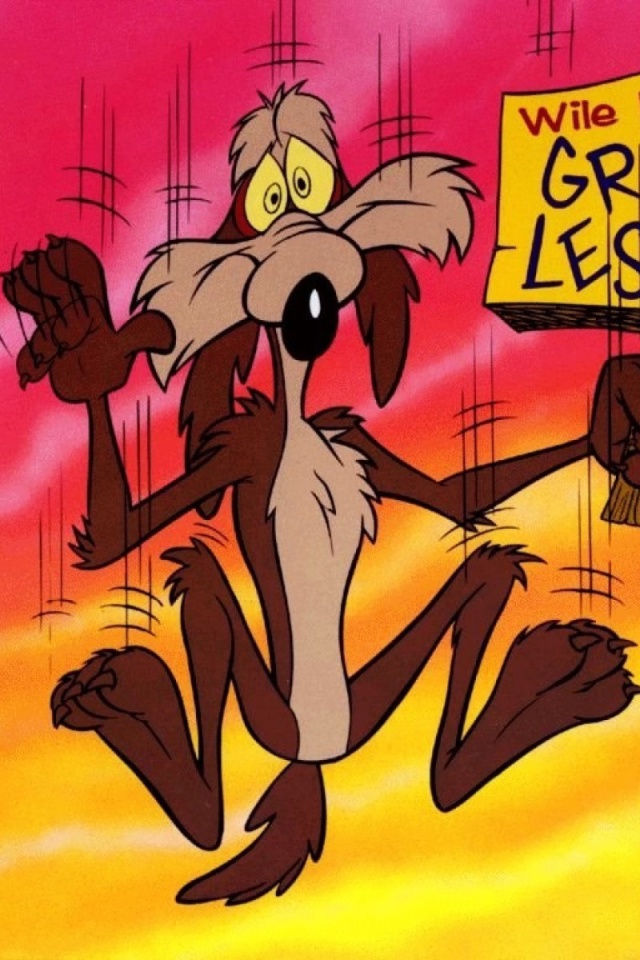 Das Wile E Coyote  Looney Tunes Wallpaper 640x960