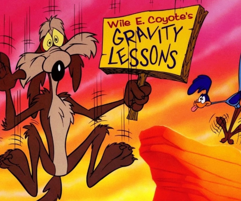 Обои Wile E Coyote  Looney Tunes 960x800