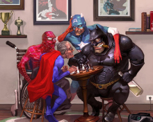 Screenshot №1 pro téma Super Heroes - Super Viejos 220x176