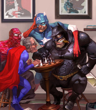 Super Heroes - Super Viejos - Obrázkek zdarma pro 640x960