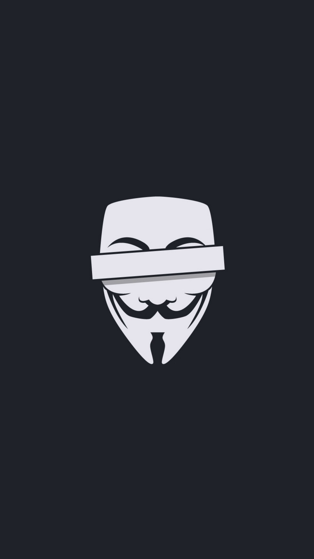 Fondo de pantalla Anonymus Minimalism Logo 1080x1920