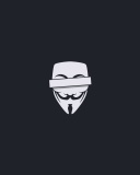 Fondo de pantalla Anonymus Minimalism Logo 128x160