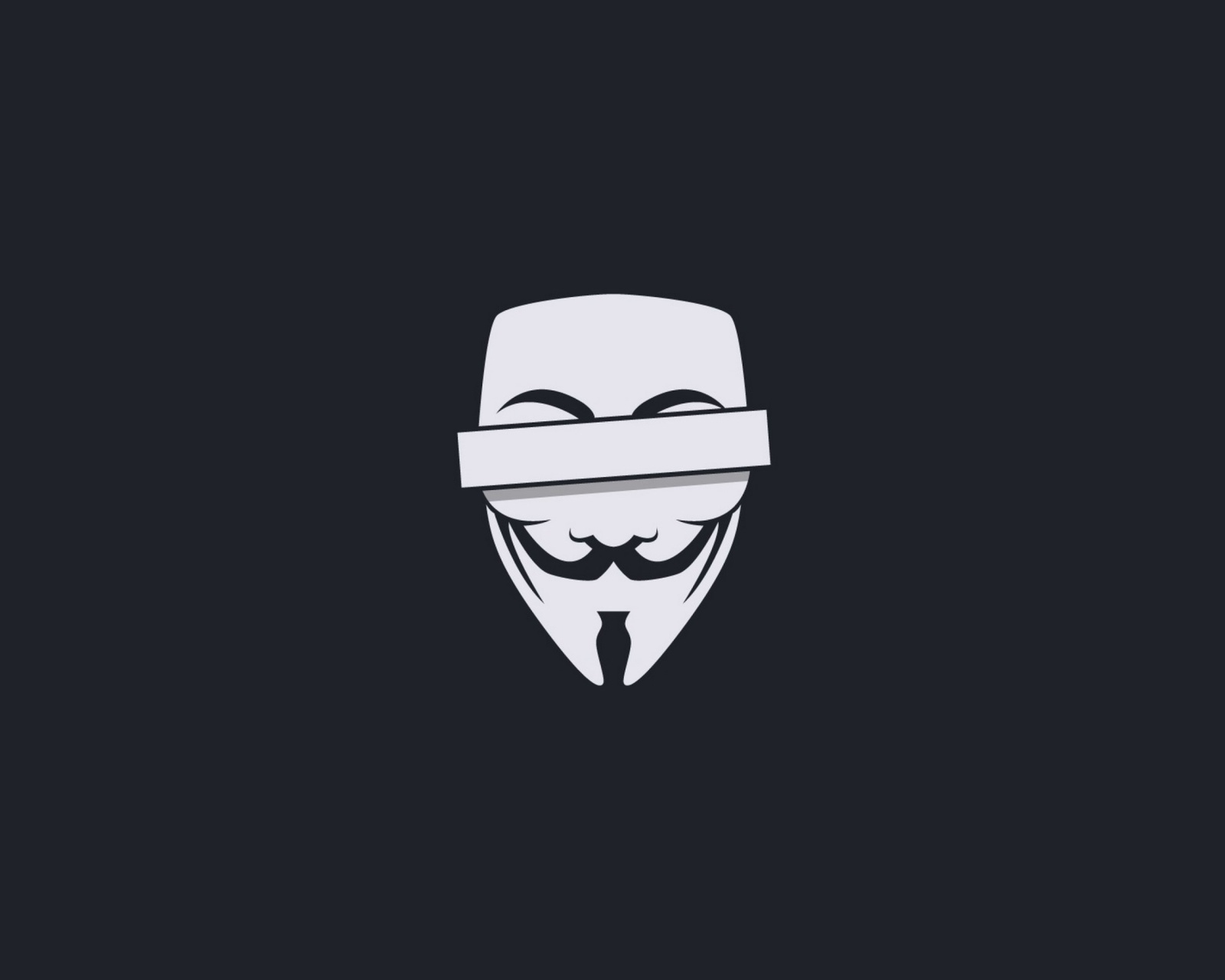Обои Anonymus Minimalism Logo 1600x1280