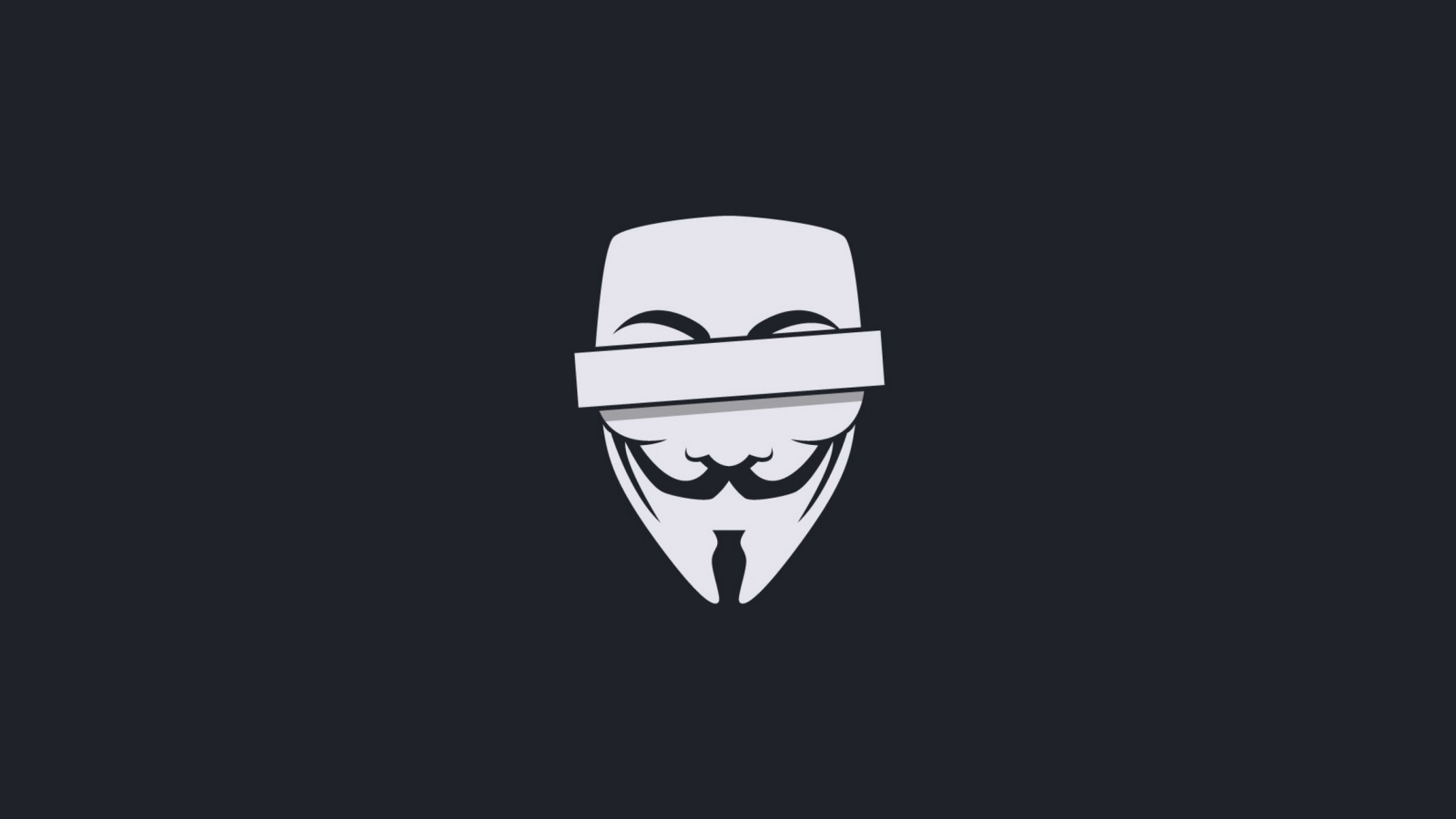 Screenshot №1 pro téma Anonymus Minimalism Logo 1600x900