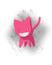 Screenshot №1 pro téma Pink Cat Sketch 176x220