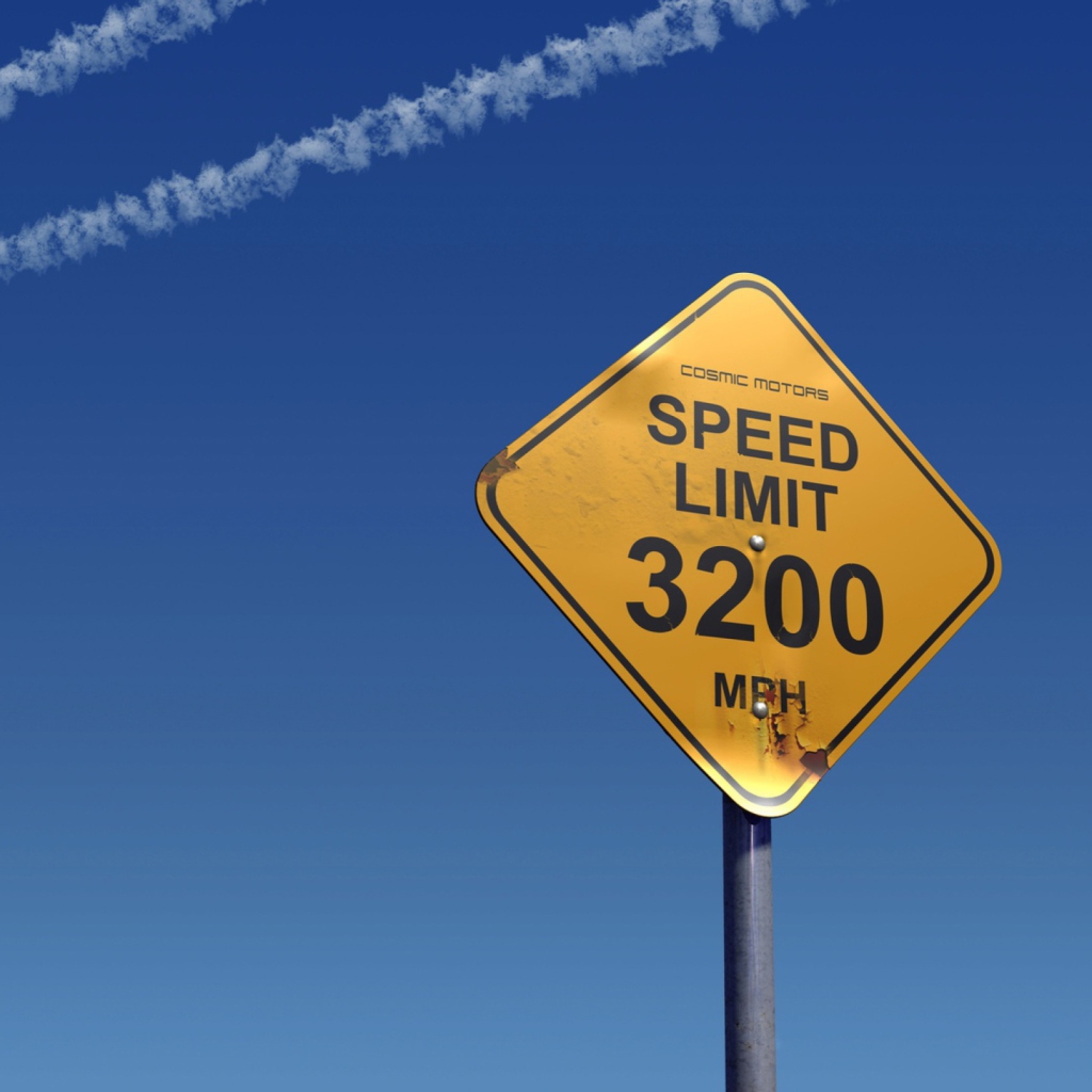 Fondo de pantalla Speed Limit 1024x1024