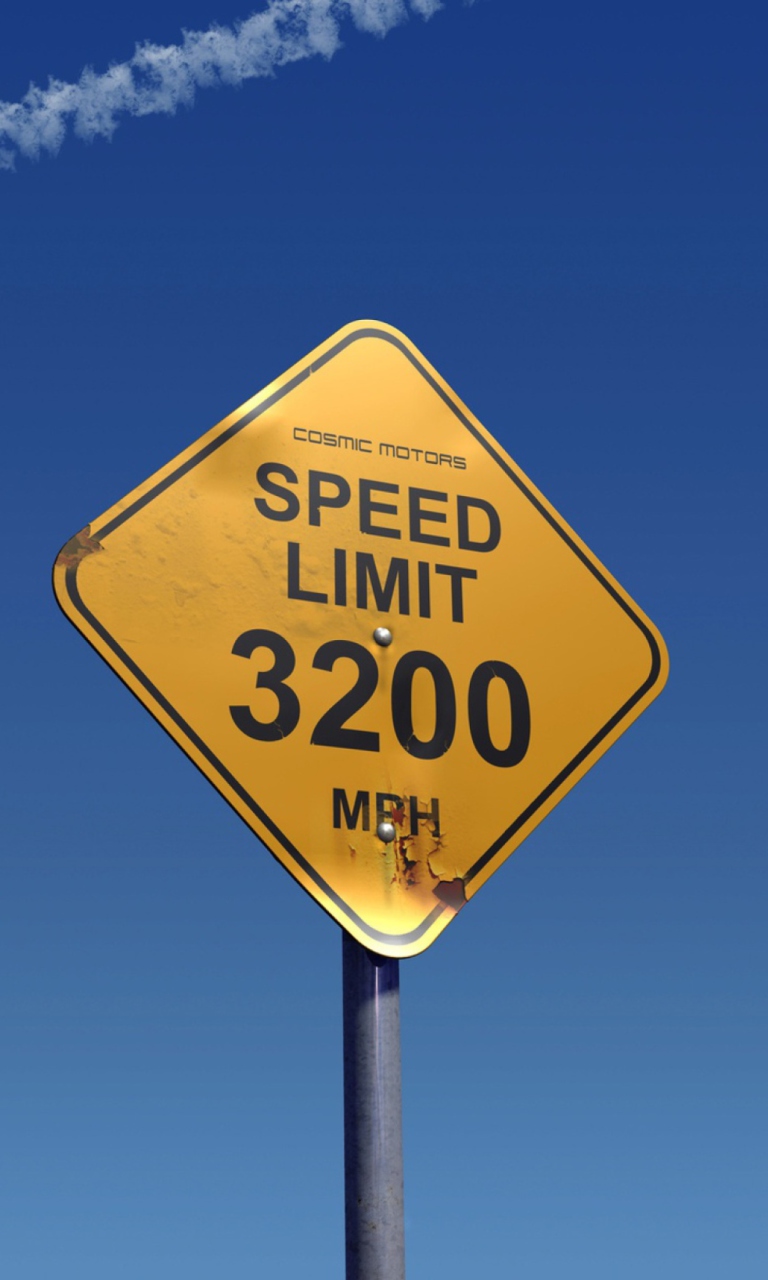 Fondo de pantalla Speed Limit 768x1280