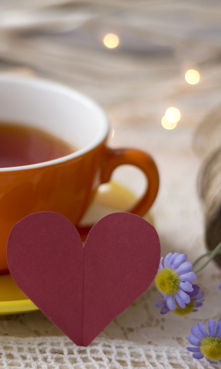 Tea Made With Love wallpaper 768x1280