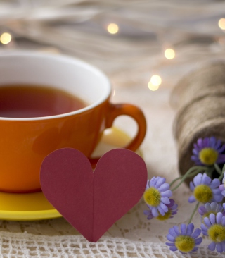 Tea Made With Love - Obrázkek zdarma pro Nokia Asha 300