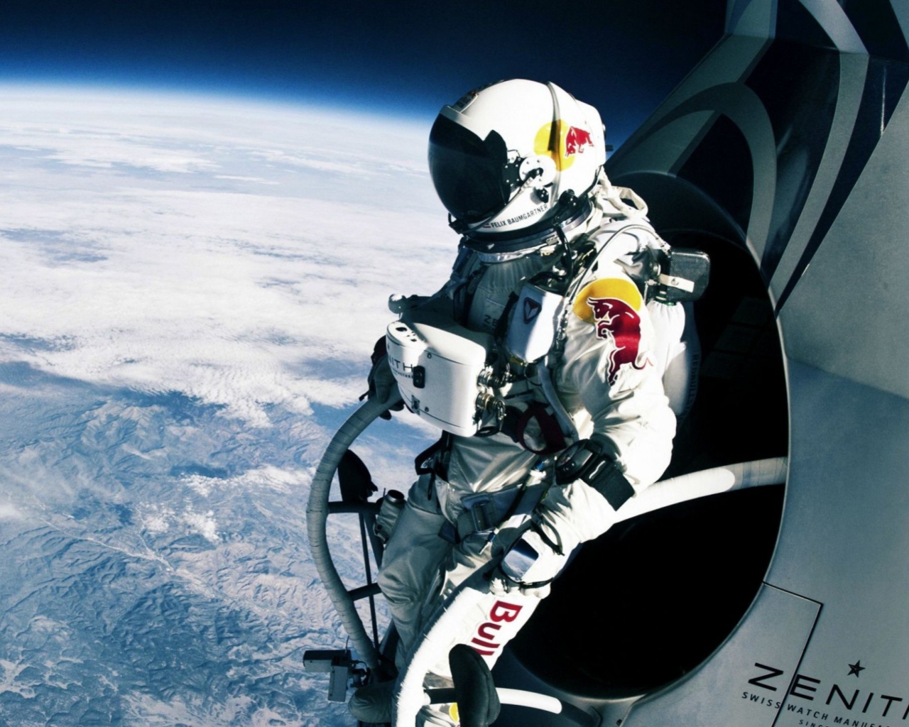 Screenshot №1 pro téma Felix Baumgartner Cosmic Jump 1280x1024