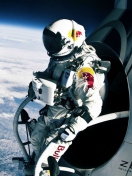 Fondo de pantalla Felix Baumgartner Cosmic Jump 132x176