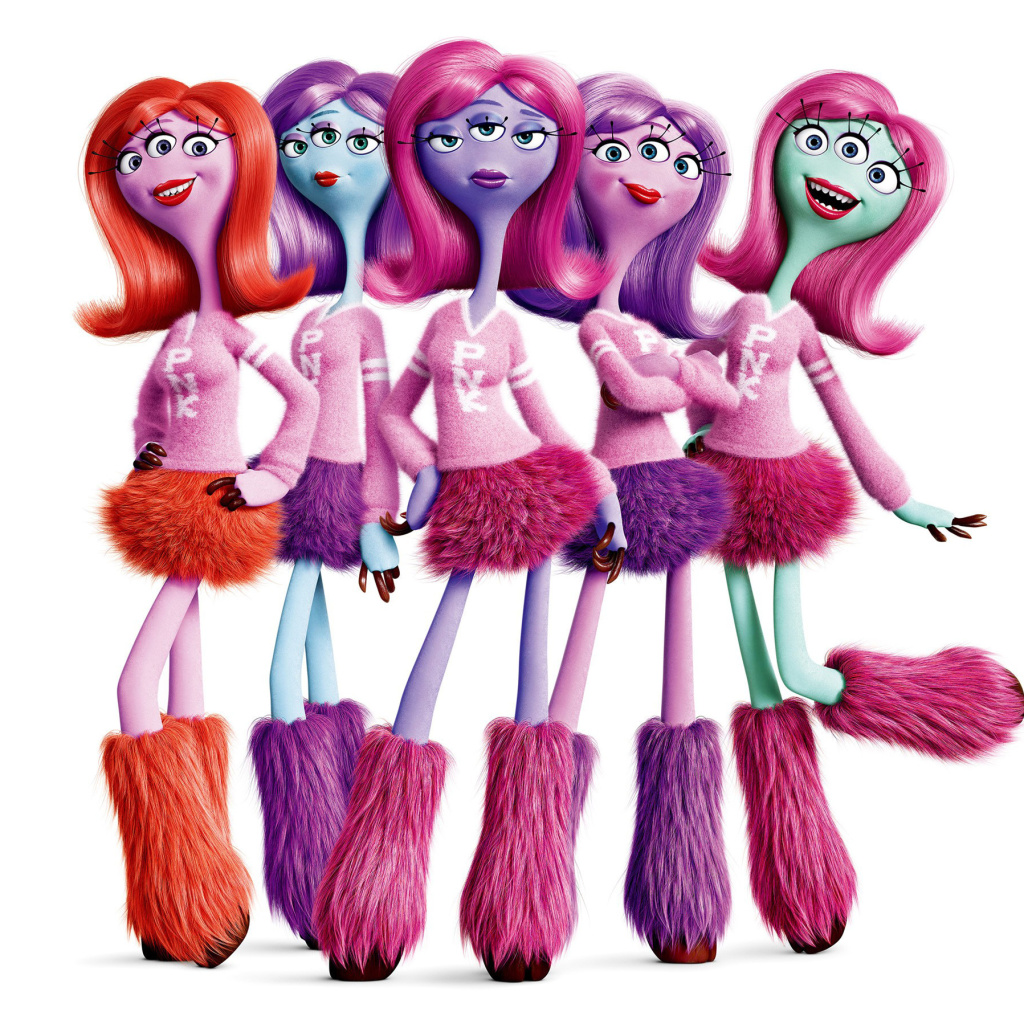 Monsters University Cheerleaders, Python Nu Kappa students screenshot #1 1024x1024