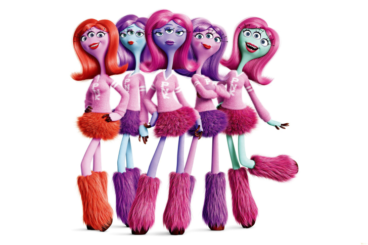 Monsters University Cheerleaders, Python Nu Kappa students wallpaper