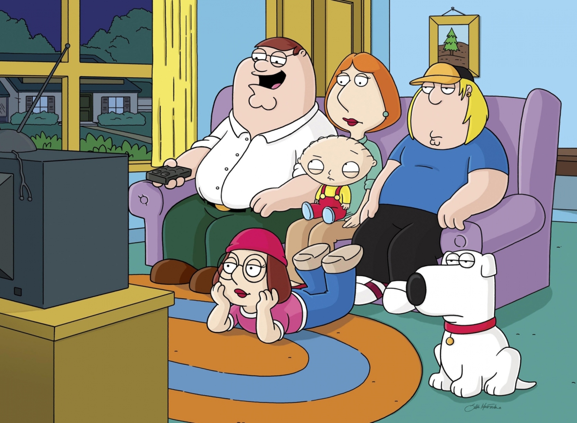 Family Guy Series wallpaper 1920x1408