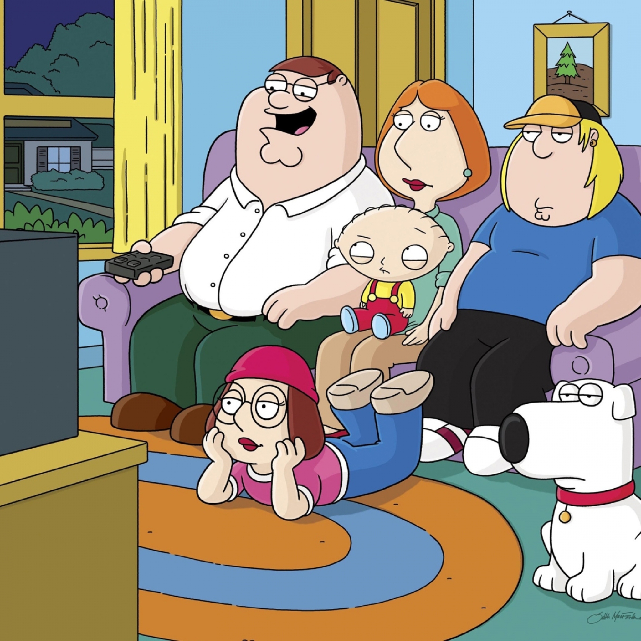 Family Guy Series wallpaper 2048x2048