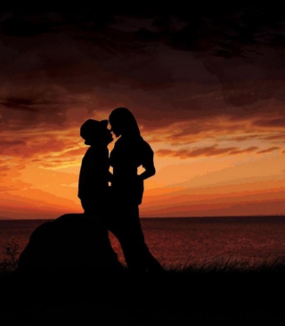 Sunset Kiss - Obrázkek zdarma pro iPhone 3G