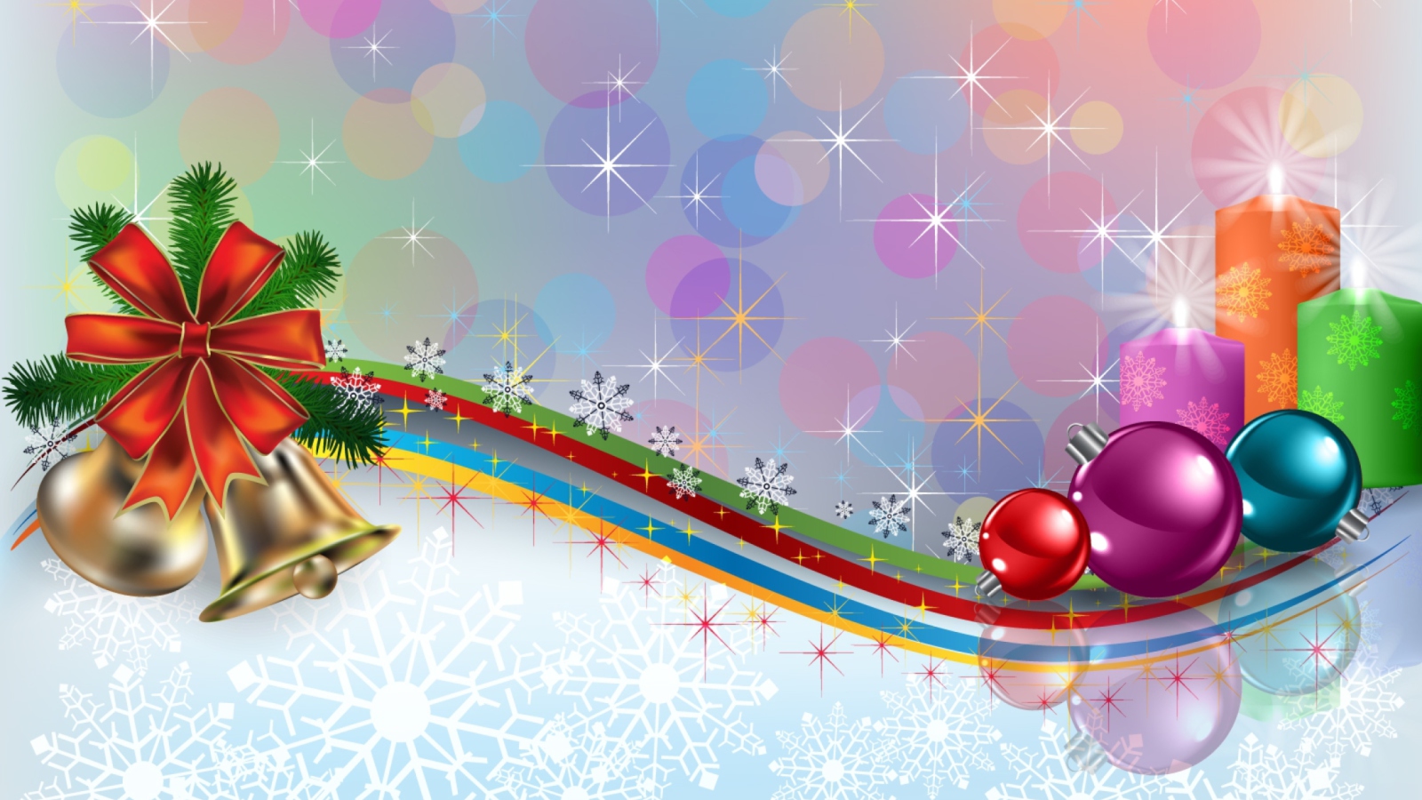 Fondo de pantalla Christmas Ornaments 1600x900