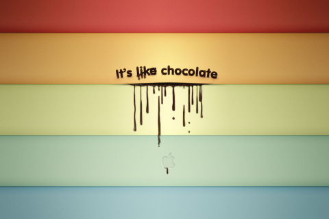 Das Like Chocolate Wallpaper 480x320