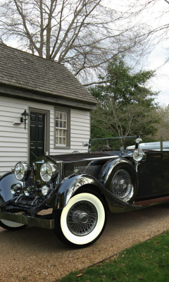 Vintage Rolls Royce wallpaper 240x400