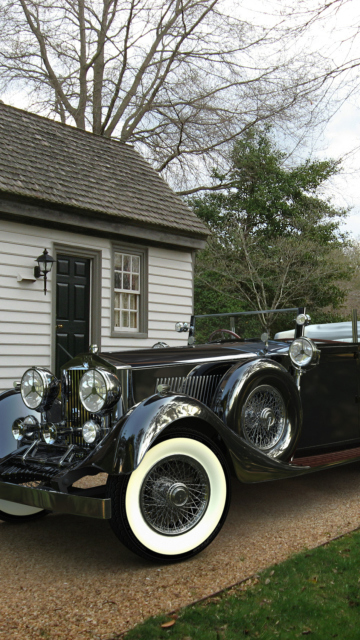 Обои Vintage Rolls Royce 360x640